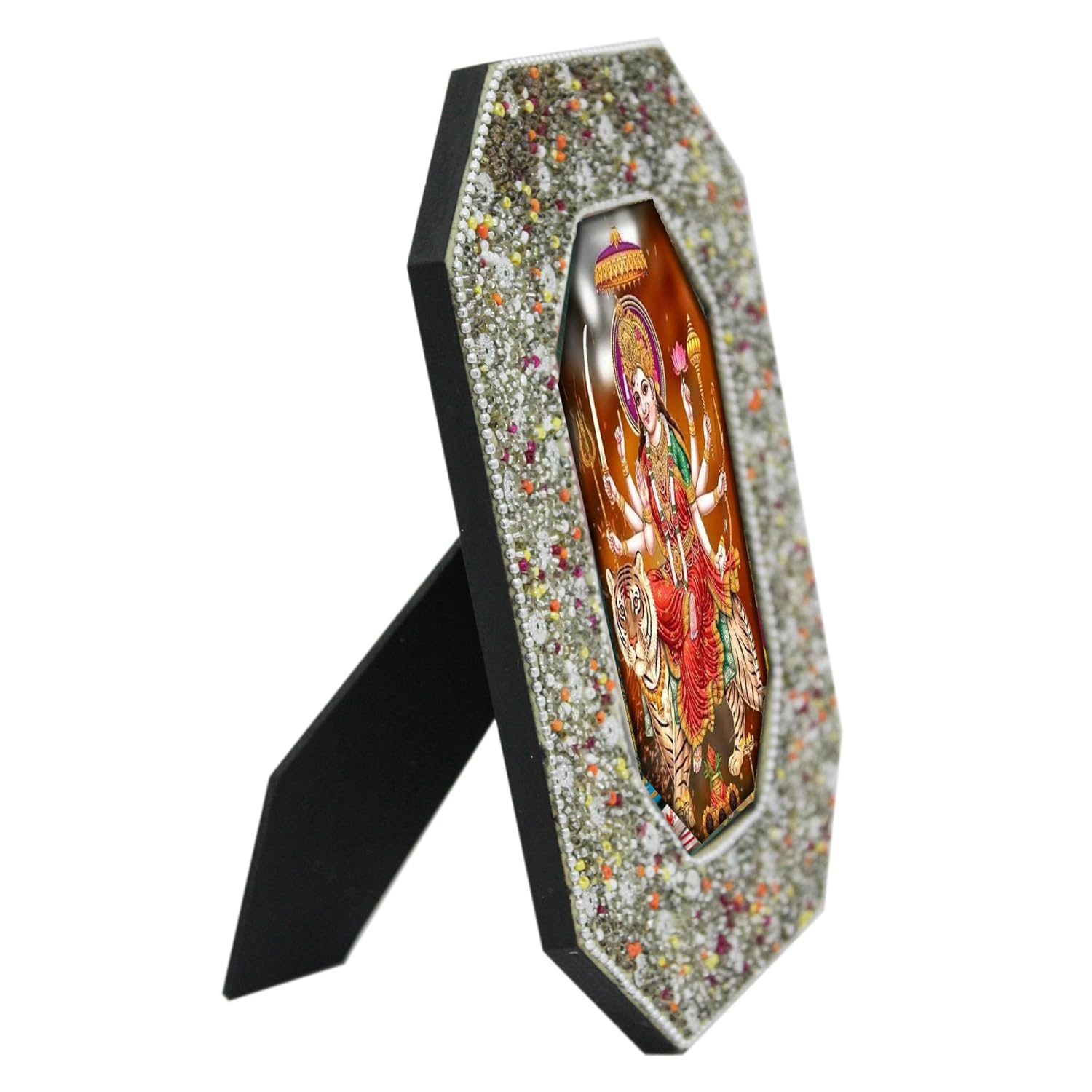 Sherawali Mata Tabletop Photo Frame for Blessings